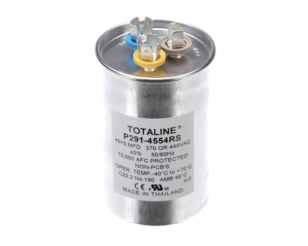 CARRIER HVAC PARTS Carrier HVAC P291-4554RS Dual Capacitor 45/5 440V Rnd - SKU CRRP291-4554RS
