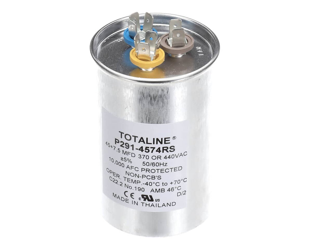 CARRIER HVAC PARTS Carrier HVAC P291-4574RS 45/7.5MFD 440V Rnd Run Capac - SKU CRRP291-4574RS