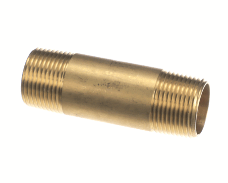 CROWN STEAM PARTS Crown Steam 9090-030 Brass Long Nipple; 3/4 MPT X 3IN - SKU CRWN9090-030