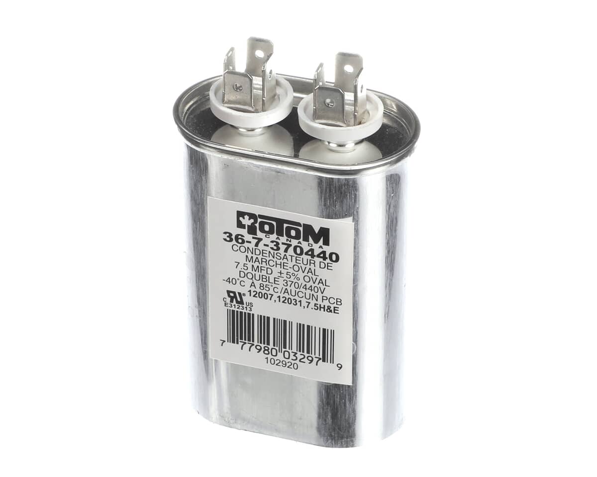 CROWN STEAM PARTS Crown Steam 9192-1 Capacitor 370 VAC 7.5 Mfd (120 - SKU CRWN9192-1