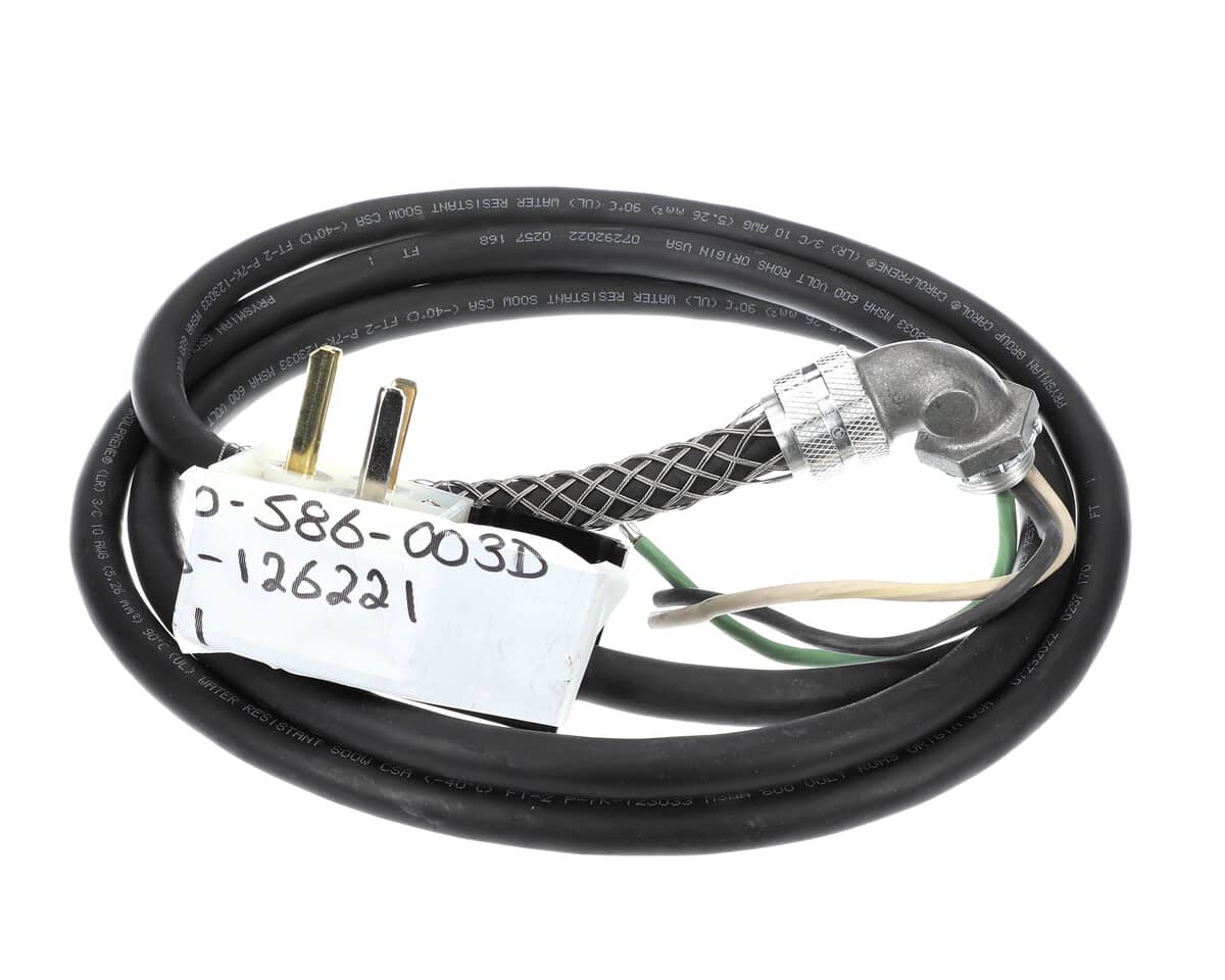 DELFIELD PARTS Delfield 000-586-003D-S Assembly Cord/Plug #10/3 5- 30P - SKU DEL000-586-003D-S