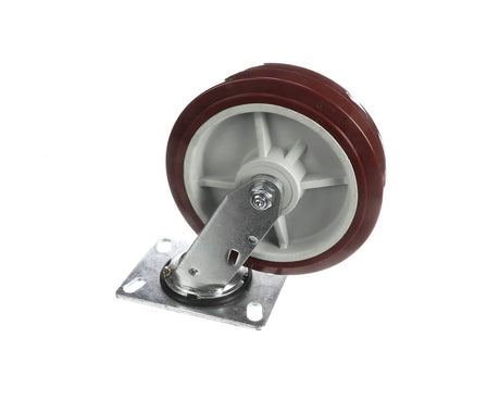 DINEX PARTS Dinex DXPCSTR8X2PUPG 8 Red Swivel Caster No Brake - SKU DINDXPCSTR8X2PUPG