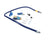 DORMONT PARTS Dormont 1650KITCFS60 1/2 Dia. 60 Blue Hose Safety Quik Swi - SKU DR1650KITCFS60