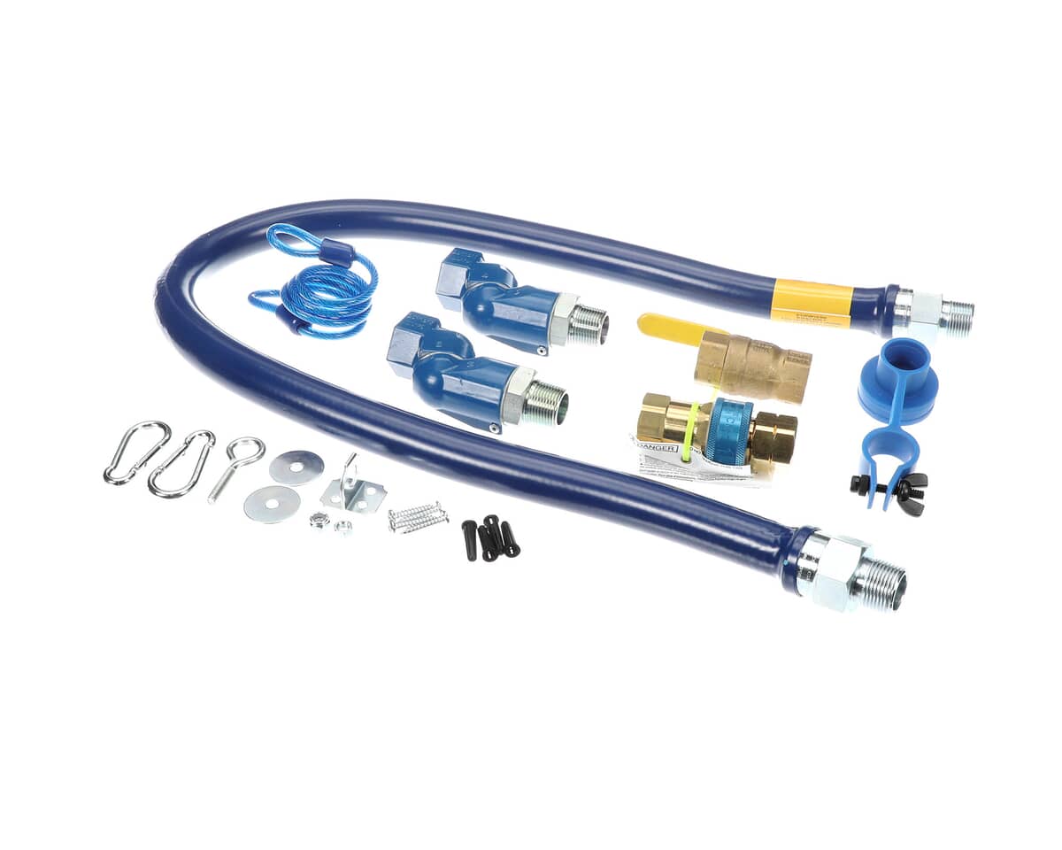 DORMONT PARTS Dormont 1675KIT2S48 3/4 Dia. 48 Blue Hose Snapfast 2 Swiv - SKU DR1675KIT2S48