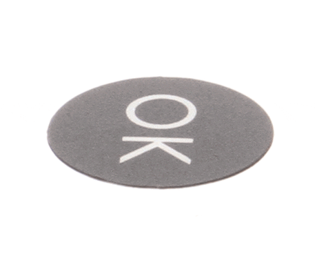 ELOMA PARTS Eloma E772054 Decal- Label Ok Black - SKU ELME772054