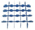ELECTROLUX PROFESSIONAL PARTS Electrolux Professional 048953 Blu Insert; 25 Glasses; DIA.80MM - SKU ELX048953