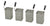 ELECTROLUX PROFESSIONAL PARTS Electrolux Professional 0C6291 Pasta Cooker Basket; Set 4PCS; Gn 1/6 - SKU ELX0C6291