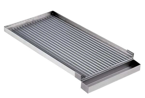 ELECTROLUX PROFESSIONAL PARTS Electrolux Professional 0C6881 Ribbed Steak Plate; 2 Burner; N700 - SKU ELX0C6881