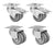 ELECTROLUX PROFESSIONAL PARTS Electrolux Professional 0TTY33 4 Swivelling WHEELS;(2 W/ Brake) D=50MM - SKU ELX0TTY33