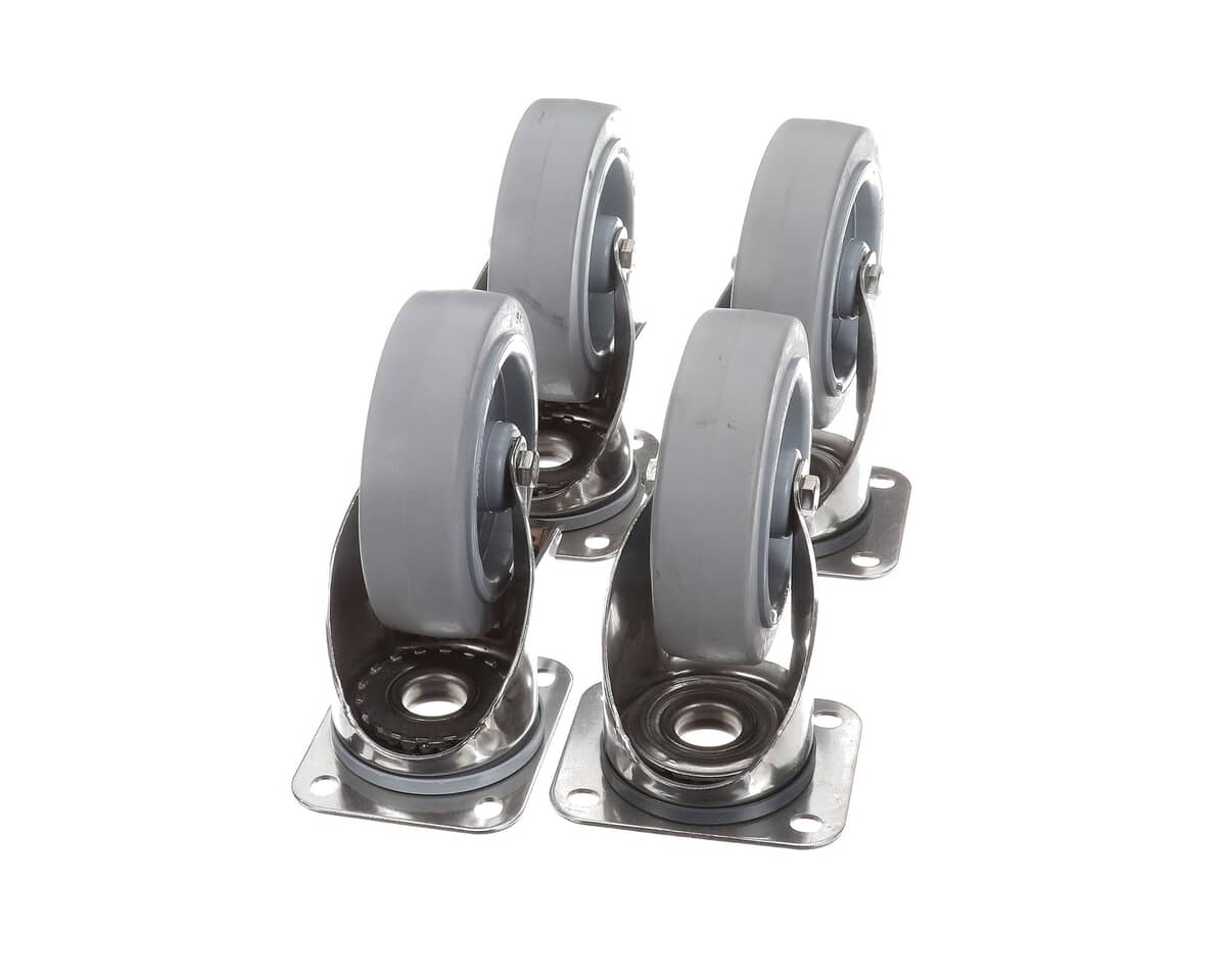 ELECTROLUX PROFESSIONAL PARTS Electrolux Professional 880123 Kit 4 Swivelling Wheels - 2 With Brake - SKU ELX880123