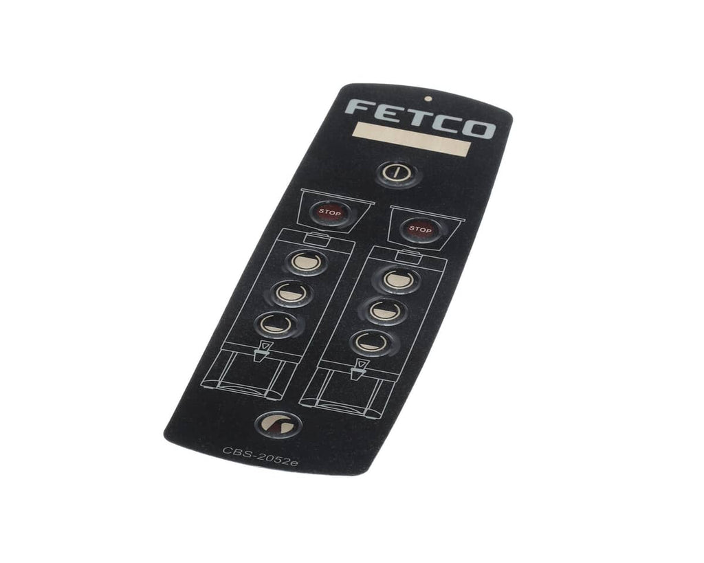 FETCO PARTS Fetco 1045.00010.00 Overlay CBS-2052E - SKU FE1045.00010.00