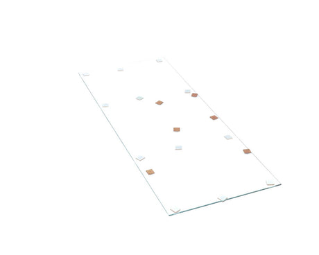 FEDERAL INDUSTRIES PARTS Federal Industries 52-11216 SN-48 Glass Shelf-Bottom - SKU FED52-11216