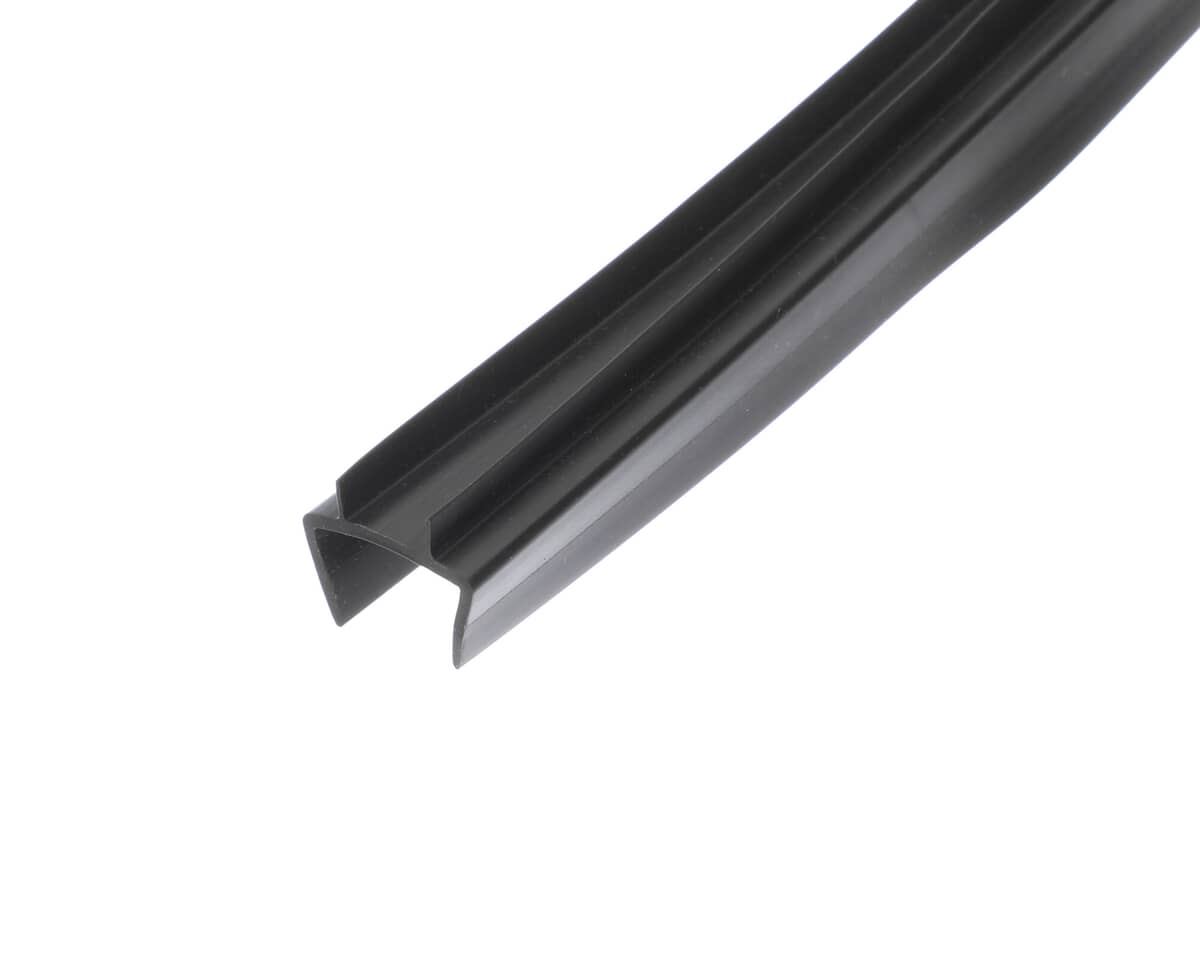 FEDERAL INDUSTRIES PARTS Federal Industries 64-15176 Extrusion Channel Black W/Wpr - SKU FED64-15176