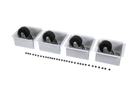 FEDERAL INDUSTRIES PARTS Federal Industries 800-9300-LEG Recessed Caster Kit- VRSS4878S - SKU FED800-9300-LEG