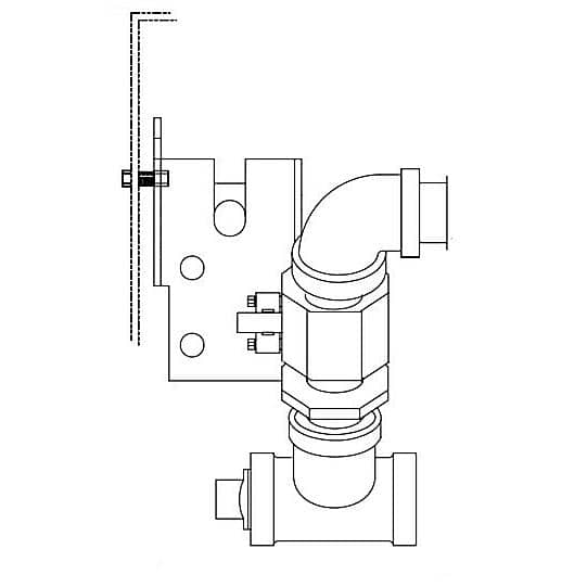 FRYMASTER PARTS Frymaster 2021233 Bracket Oil Microswitch Right - SKU FM2021233