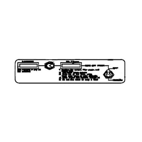 FRYMASTER PARTS Frymaster 8021438 Label Switch Plate Pf Fmaster - SKU FM8021438