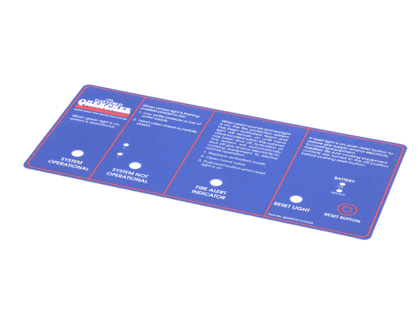 GAYLORD PARTS Gaylord 13124 Model Qus Series Mylar Facepla - SKU GAY13124