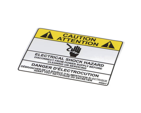 GILES PARTS Giles 65869 Label Warning Elect Shock Hazard - SKU GIL65869