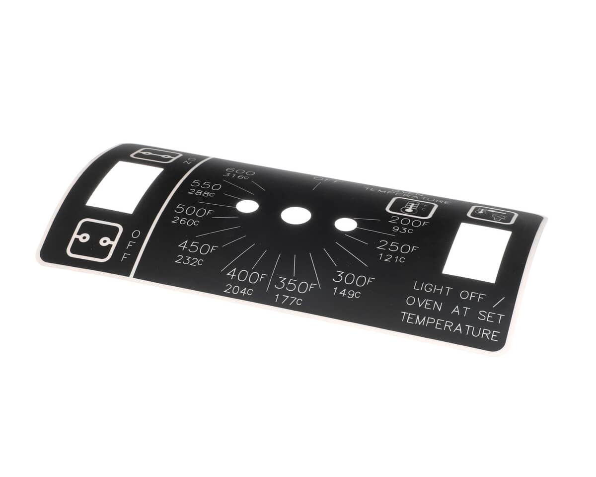 GARLAND PARTS Garland 4524083 Overlay- W/O Timers Lower/Uppe - SKU GL4524083