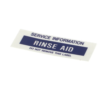 GLASTENDER PARTS Glastender 01000489 Decal .75X1.877 Rinse Aid G - SKU GLA01000489