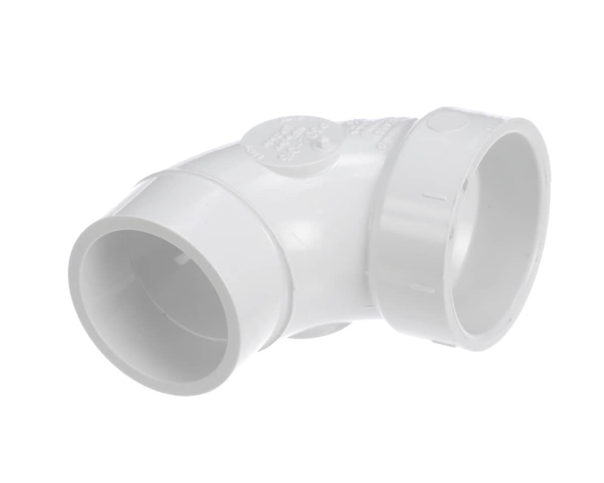 GLASTENDER PARTS Glastender 01000771 Elbow White PVC 1-1/2 Ips D - SKU GLA01000771