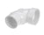 GLASTENDER PARTS Glastender 01000771 Elbow White PVC 1-1/2 Ips D - SKU GLA01000771
