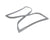 GLASTENDER PARTS Glastender 06002678 Gasket Door Gray Bp 18 Door Opening - SKU GLA06002678