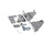 GLASTENDER PARTS Glastender 06010398 Hinge Set Integrated Lock Left - SKU GLA06010398