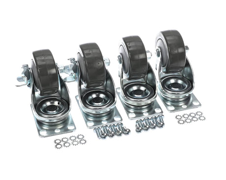 GLASTENDER PARTS Glastender C-4X4-18 Caster Kit - 4 1/8IN H Set Of 4 - SKU GLAC-4X4-18