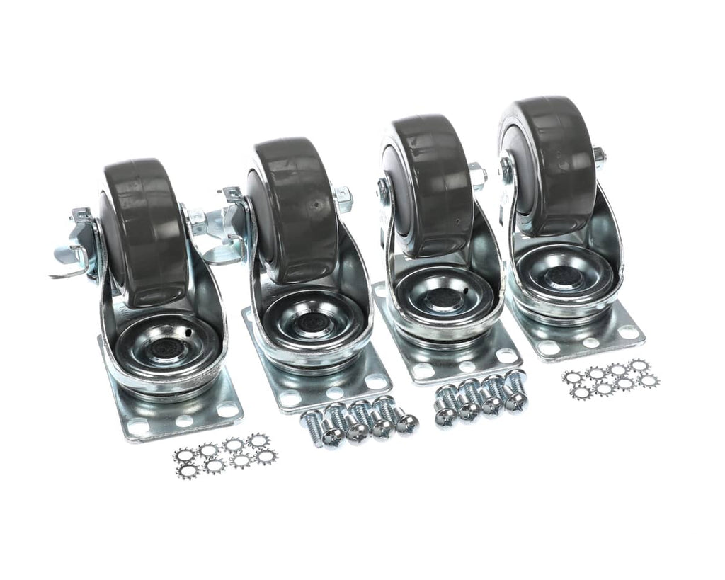 GLASTENDER PARTS Glastender C-4X4-18 Caster Kit - 4 1/8IN H Set Of 4 - SKU GLAC-4X4-18