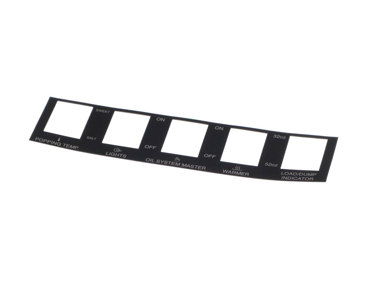 GOLD MEDAL PRODUCTS PARTS Gold Medal Products 48918-30 Rocker Switch Label - SKU GLDM48918-30