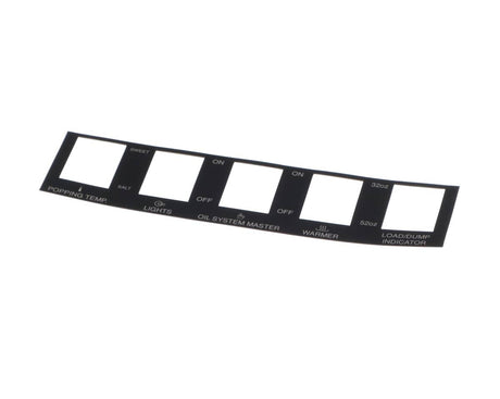 GOLD MEDAL PRODUCTS PARTS Gold Medal Products 48918-30 Rocker Switch Label - SKU GLDM48918-30