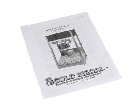 GOLD MEDAL PRODUCTS PARTS Gold Medal Products 49388 Parts Manual 2085CL - SKU GLDM49388
