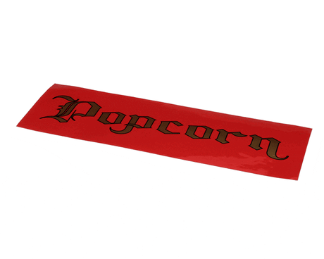 GOLD MEDAL PRODUCTS PARTS Gold Medal Products 58001 Decal Popcorn Front Glass - SKU GLDM58001