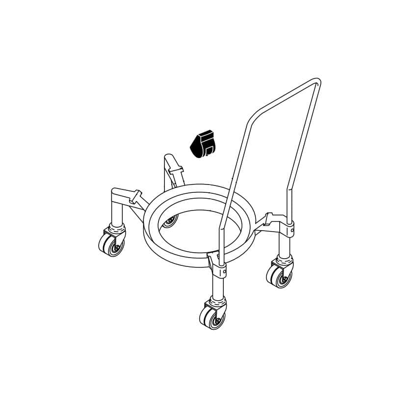 GLOBE PARTS Globe VBTRUCK-30 Bowl Truck (30QT/155MM) - SKU GLOVBTRUCK-30