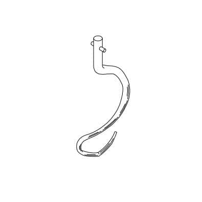 GLOBE PARTS Globe VHOOK15-30 Hook 16 Qt SS F/W30 Mixer (Single Pin) - SKU GLOVHOOK15-30