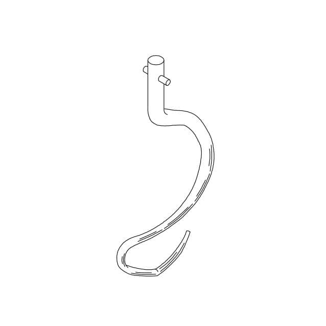 GLOBE PARTS Globe VHOOK60-100 Hook SS (D/S-60QT/1PIN) - SKU GLOVHOOK60-100