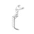 GLOBE PARTS Globe VSCRP-150 Bowl Scraper (150QT-W/ Holder) - SKU GLOVSCRP-150