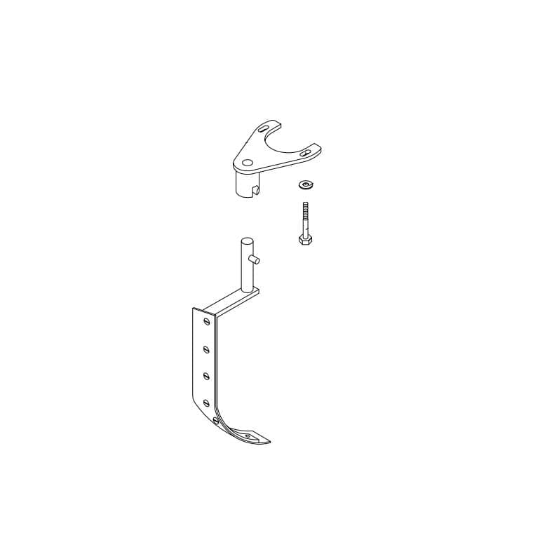 GLOBE PARTS Globe VSCRP-80 Bowl Scraper (80QT-W/HOLDER) - SKU GLOVSCRP-80