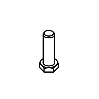 GLOBE PARTS Globe X80F25-1 M10 X 25 Screw - SKU GLOX80F25-1
