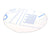 GRINDMASTER CECILWARE PARTS Grindmaster Cecilware 00575L Picture Rear Cover Light Grey - SKU GM00575L