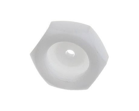 GRINDMASTER CECILWARE PARTS Grindmaster Cecilware 0SPQ3Q CR2500 Dispensing Tap White Nut - SKU GM0SPQ3Q