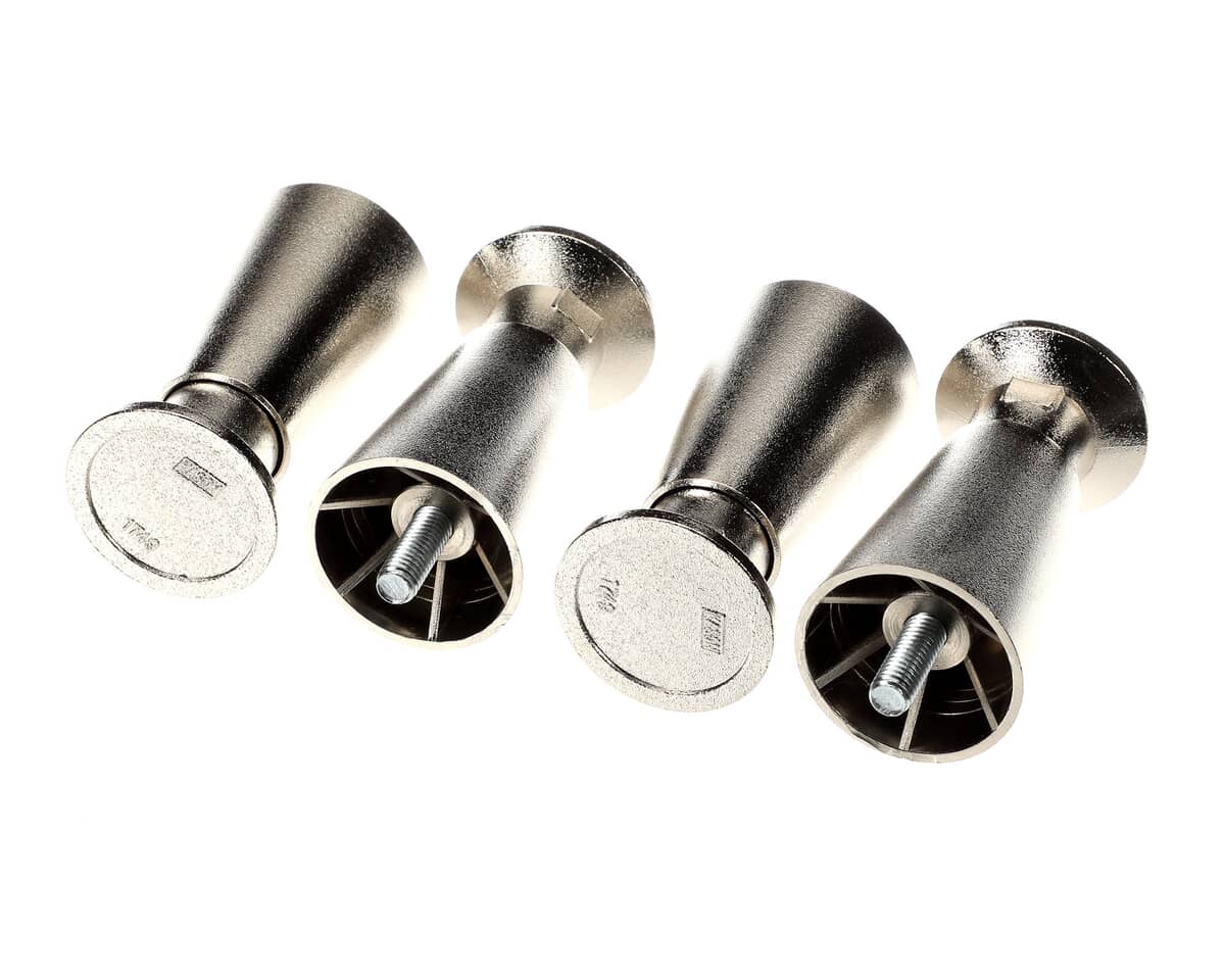 GRINDMASTER CECILWARE PARTS Grindmaster Cecilware 355-00054 Legs 4IN Adj 2IN Dia Set Of 4 () - SKU GM355-00054