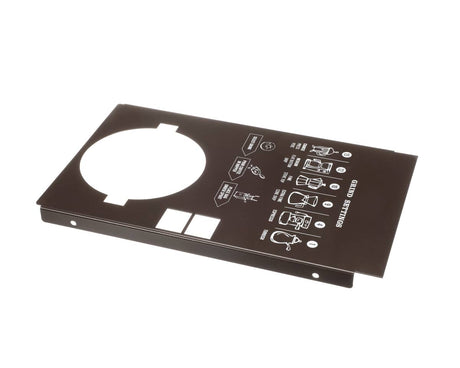 GRINDMASTER CECILWARE PARTS Grindmaster Cecilware 83363TS Panel Upper Front Drk Brwn S - SKU GM83363TS