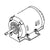 GRINDMASTER CECILWARE PARTS Grindmaster Cecilware 86581 Motor 1/2 HP 115VAC 60HZ - SKU GM86581