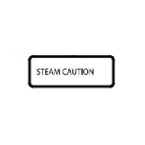 GROEN PARTS Groen 122838 Label Caution Combo Oven - SKU GR122838