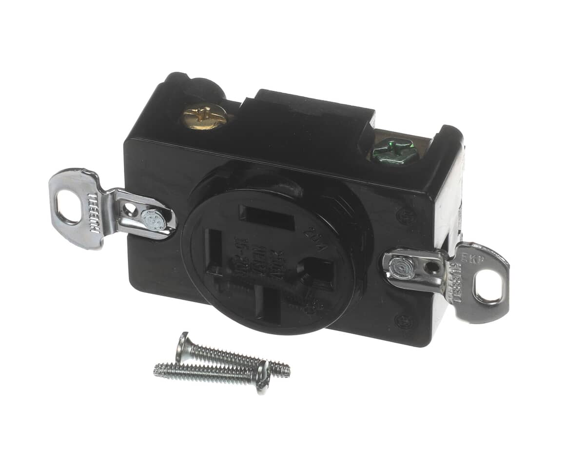 HUBBELL LIGHTING PARTS Hubbell Lighting 8420 Receptacle Str Blade 20A 3P 25 - SKU HBL8420