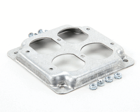 HUBBELL LIGHTING PARTS Hubbell Lighting 907C 4 Sq Rsd Cover F/2 Dplx Rcpt - SKU HBL907C