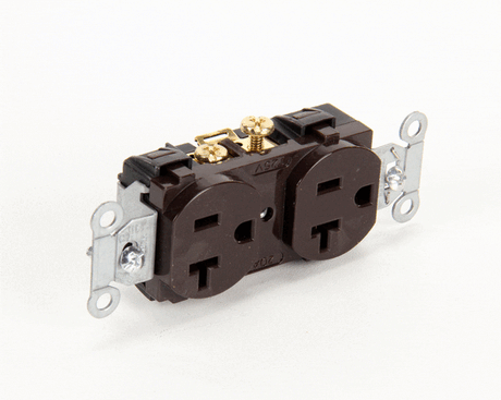 HUBBELL LIGHTING PARTS Hubbell Lighting CR20 Duplex Receptacle Brown - SKU HBLCR20