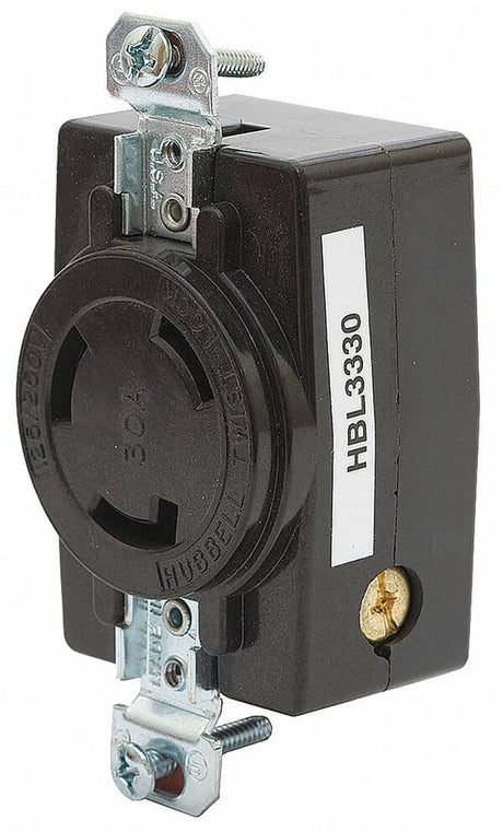 HUBBELL LIGHTING PARTS Hubbell Lighting HBL3330 Locking Receptacle Shrouded / Non-Shrou - SKU HBLHBL3330